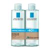 Effaclar eau micellaire purifiante peaux grasses et sensibles La Roche-Posay - 2 flacons de 400 ml