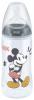 First Choice+ Biberon Temperature Control Disney Baby 6-18 mois NUK - biberon de 300 ml Modèle : Mickey