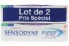 Dentifrice Rapide action Sensodyne - lot de 2x75 ml