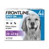 Frontline chiens 20-40 kg - 4 pipettes de 2,68 ml