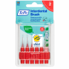 Brossettes interdentaires originales rouge taille 2 (0.5mm) TePe - 6 brossettes