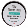 Charbon coco poudre dentifrice arôme menthe Denti Smile - flacon de 10 g