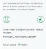 Crème lavante Cold Cream Klorane Bébé - flacon de 500 ml