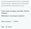 Crème lavante Cold Cream Klorane Bébé - tube de 200 ml