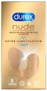 Préservatifs Nude extra lubrification Durex - boîte de 8 préservatifs