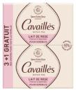 Savon surgras extra-doux Lait de rose Rogé Cavaillès - 4 savons de 250 g