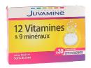 12 Vitamines & 9 Minéraux Juvamine - boîte de 30 comprimés effervescents