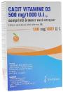 Cacit Vitamine D3 500 mg/1000 UI - boîte de 30 comprimés à croquer ou sucer