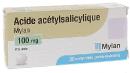 Acide Acétylsalicylique Mylan 100mg - boîte de 30 comprimés gastro-résistants