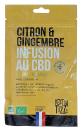 Infusion citron gingembre au CBD bio Rest In Tizz - sachet de 50g