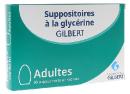 Suppositoires à la glycérine adultes Gilbert - boîte de 50 suppositoires