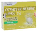 Citrate de bétaine 2g menthe sans sucre UPSA - boite de 20 comprimés effervescents