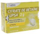 Citrate de betaine 2g citron sans sucre effervescent UPSA - boite de 20 comprimés