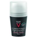 Déodorant anti-transpirant 48h peau sensible Vichy homme - flacon bille de 50 ml