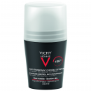 Déodorant anti-transpirant 72h peau sensible Vichy homme - flacon bille de 50 ml