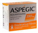 Aspegic nourrissons 100mg poudre pour solution buvable en sachet-dose - boîte de 20 sachets