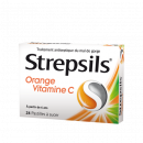 Strepsils orange Vitamine C pastilles à sucer - boite de 24 pastilles