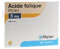 Acide Folique 5mg Viatris - boîte de 20 comprimés