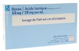 Borax Acide borique Biogaran solution pour lavage ophtalmique - boîte de 20 unidoses de 5ml