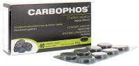 Carbophos 400mg charbon végétal comprimé à croquer - 40 comprimés