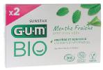 Dentifrice bio à l'Aloe Vera menthe fraîche Gum - lot de 2 tubes de 75 ml