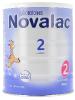 Lait en poudre Novalac 2ème âge de 6 à 12 mois - pot de 800 g