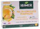 Mal de gorge aigu pharyngite arôme miel citron Humer - boîte de 20 pastilles