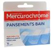 Pansements bain imperméable Mercurochrome - une boite de 16 pansements