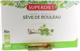 Sève de Bouleau Bio Super Diet - 20 ampoules de 15 ml