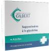 Suppositoires à la glycérine Adulte Gilbert - boite de 25 suppositoires