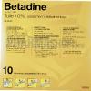 Betadine tulle 10% pansement médicamenteux - boîte de 10 pansements