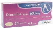 Diosmine 600mg Mylan comprimé - boite de 30 comprimés