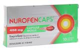Nurofencaps 400mg capsules molles - boite de 10 capsules molles