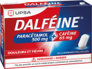Dalféine paracétamol 500mg/caféine 65mg - boîte de 16 comprimés pelliculés