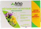 Arkofluides détoxifiant hépatique Arkopharma - 20 ampoules + 10 ampoules offertes