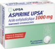 Aspirine UPSA tamponnée effervescente 1000mg comprimé effervescent - boîte de 20 comprimés
