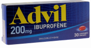 Advil 200mg comprimé enrobé - boîte de 30 comprimés