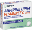 Aspirine UPSA vitaminée C tamponnée effervescente - boîte de 20 comprimés effervescents