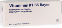 Vitamine B1 B6 Bayer - 40 comprimés pelliculés