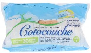 Cotocouche 30 Couches Coton 1er Age - Couche bébé - Achat & prix