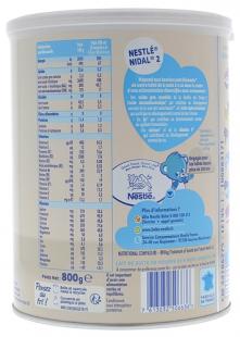 Lait en poudre 2ème âge 6 mois à 1 an Nidal Nestlé - lait infantile