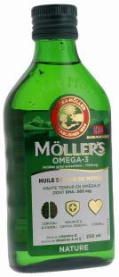 Möllers - Huile de foie de morue - Omega 3 - 250ml
