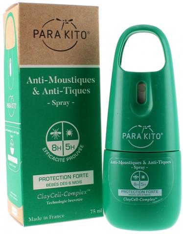 Spray anti-moustiques zones tropicales et à risques Parasidose - protection  contre les moustiques