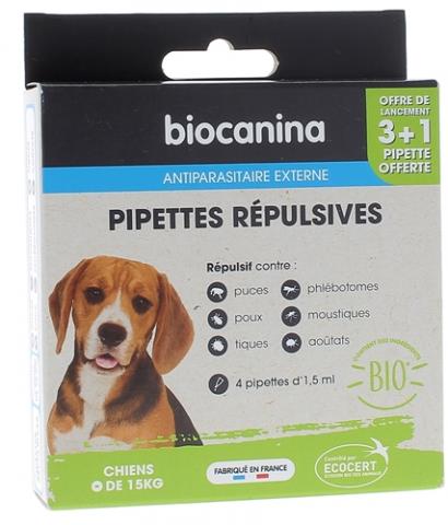 Pipette anti puce chien pharmacie : trouvez toutes les pipettes pour lutter  contre les puces