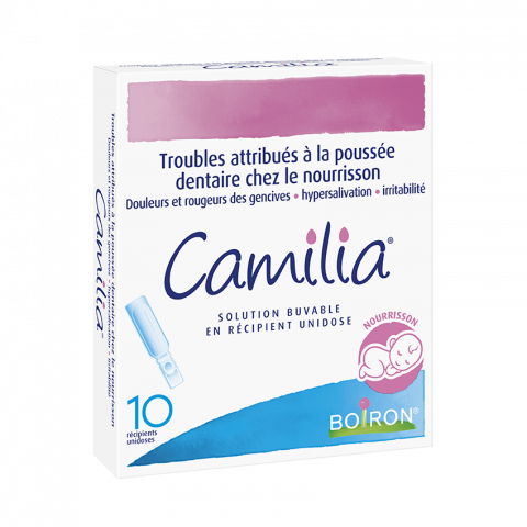 Camilia boiron : apaiser la poussée dentaire de bébé avec l'homeopathie