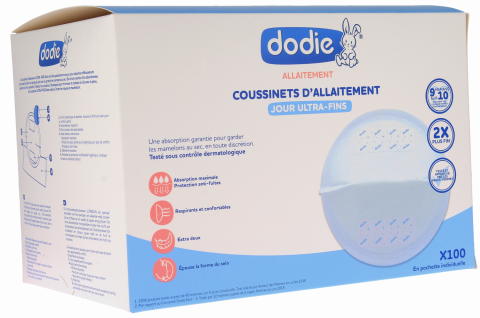 Dodie : Coquille allaitement confort - Boîte de 4 coquilles