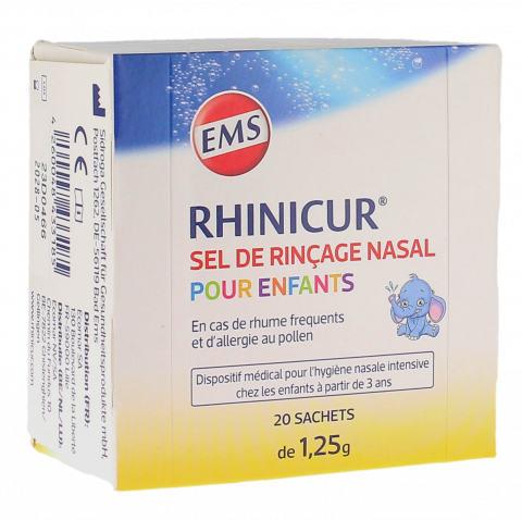 Rhinicur douche nasale pour enfants - Lavage de nez - Rhume, allergie