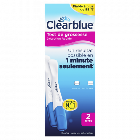 Clearblue digital test de grossesse - boite de 2 tests