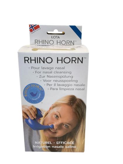 Rhino horn bleu pour lavage de nez - 1 dispositif bleu