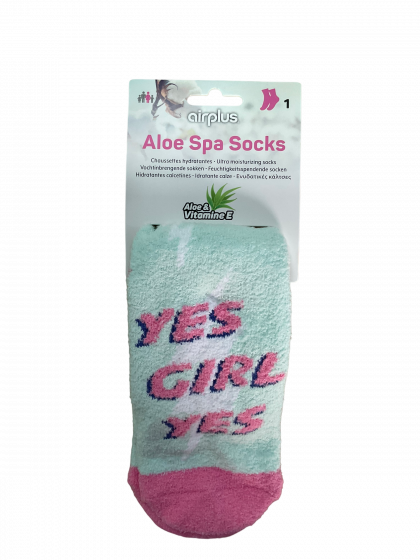 Aloe Spa Socks Chaussettes hydratantes 36-41 Airplus - une paire de chaussettes